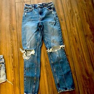 Abercrombie jeans with holes